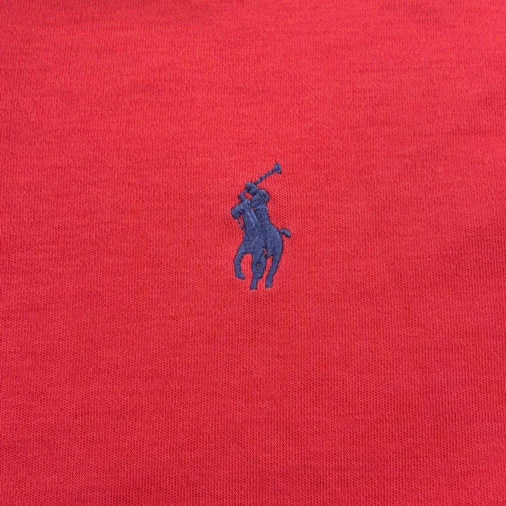 Polo Ralph Lauren Polo Shirt Mens LG Red Short Sleeve Pony Logo Cotton